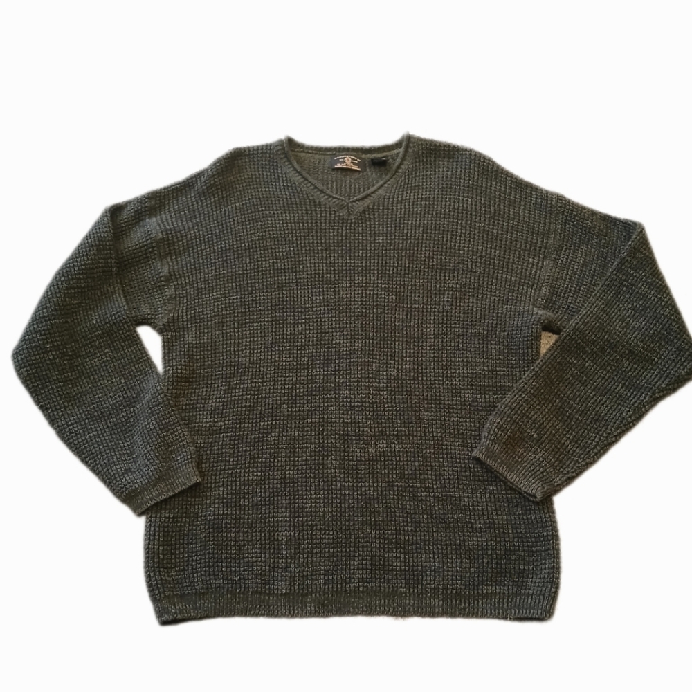 Vtg 90s American Eagle Outfitters Mens Large Faded Thermal Knit Sweater